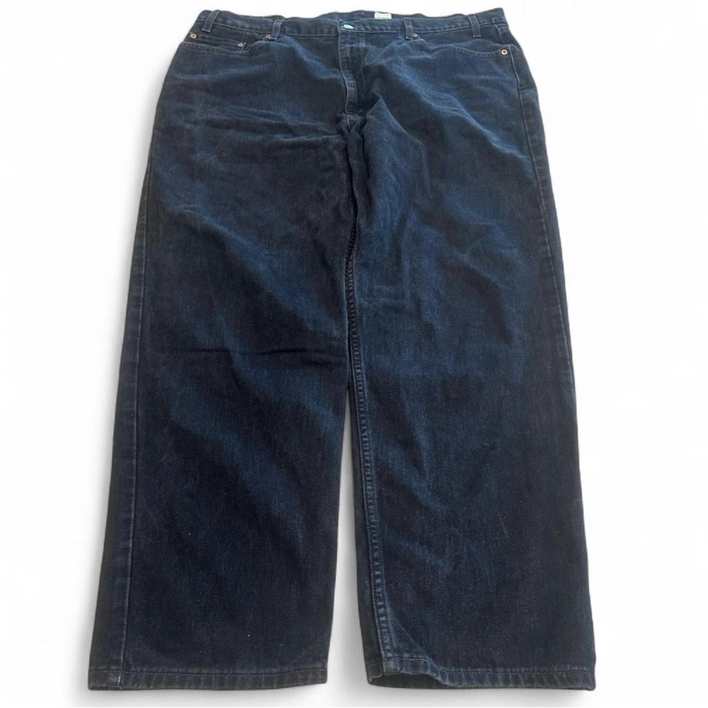 Levi 550 Men’s Jeans Size 44x30 Black Denim Relaxed Fit 100% Cotton Paper Tag